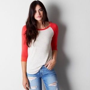 American Eagle Baseball Tee